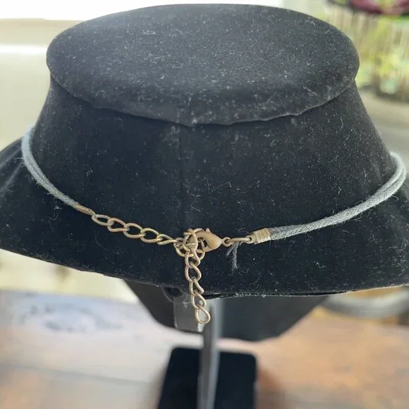 Vintage Double Strand Statement Necklace Boho Wood Bead Shells Jewels Multicolor - Picture 4 of 5